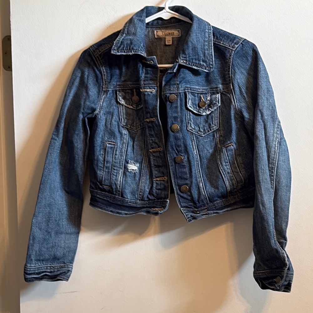 Decree Blue Denim Jean Jacket Classic Style